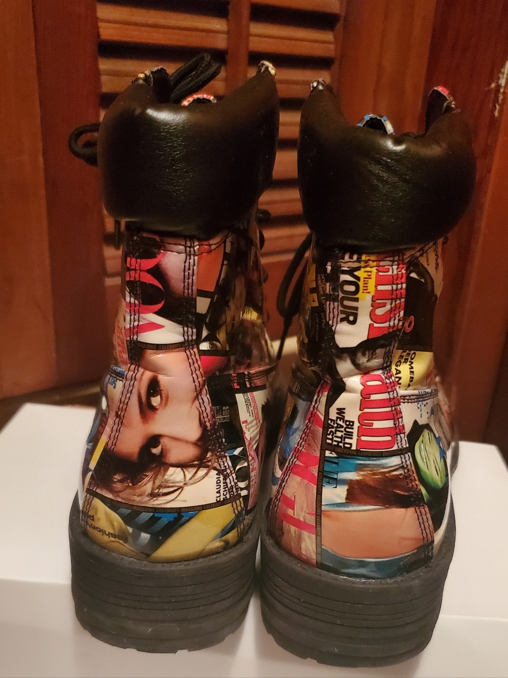 Vintage Y2K Fashion Magazine Booties 8.5 - Picture 5 of 16